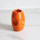 Petit pichet en céramique orange des années 70