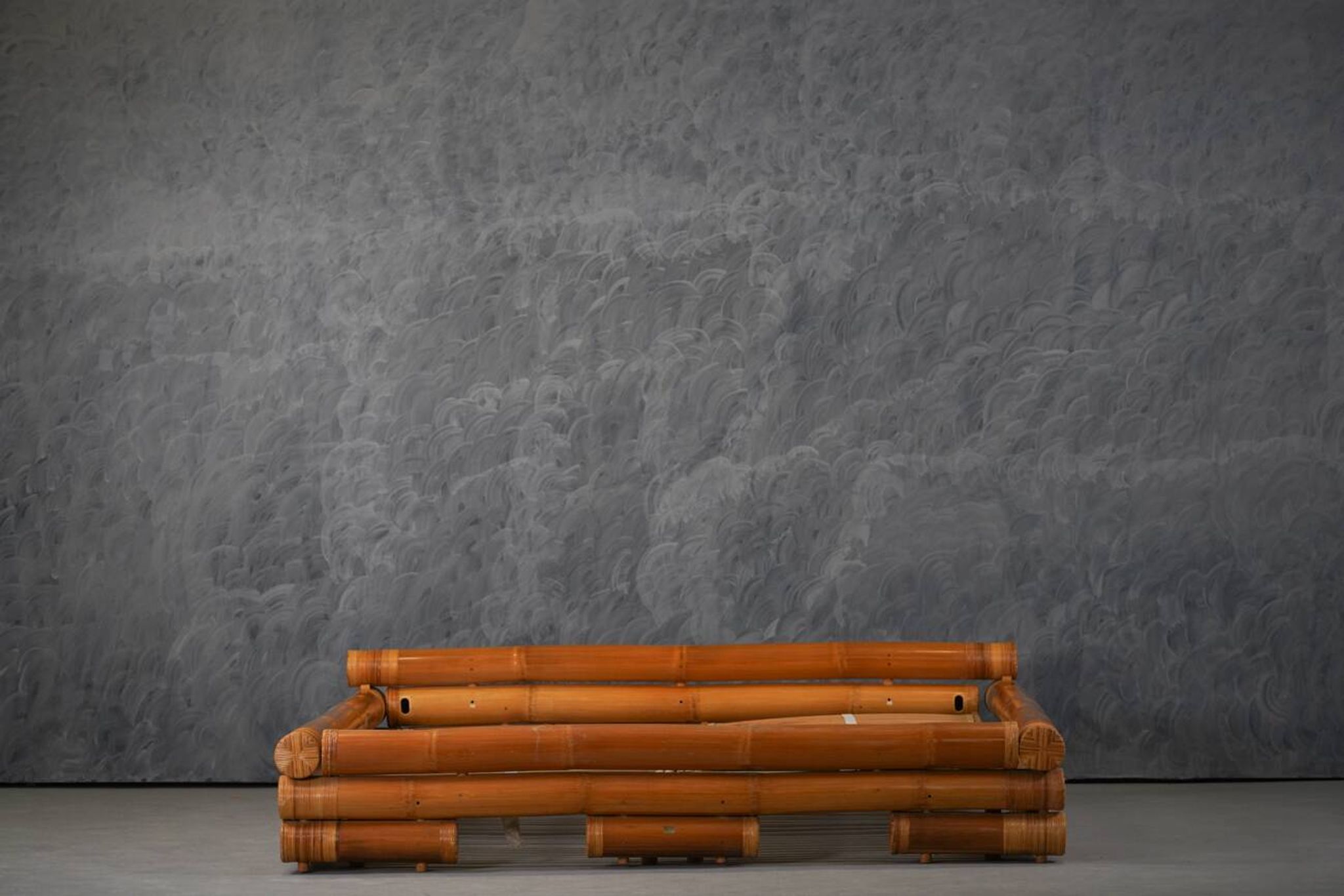 Vintage bamboo bedframe, Asia 1990s