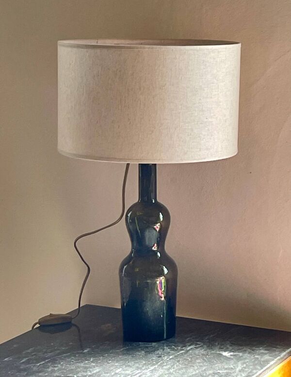 Lampe bouteille ancienne