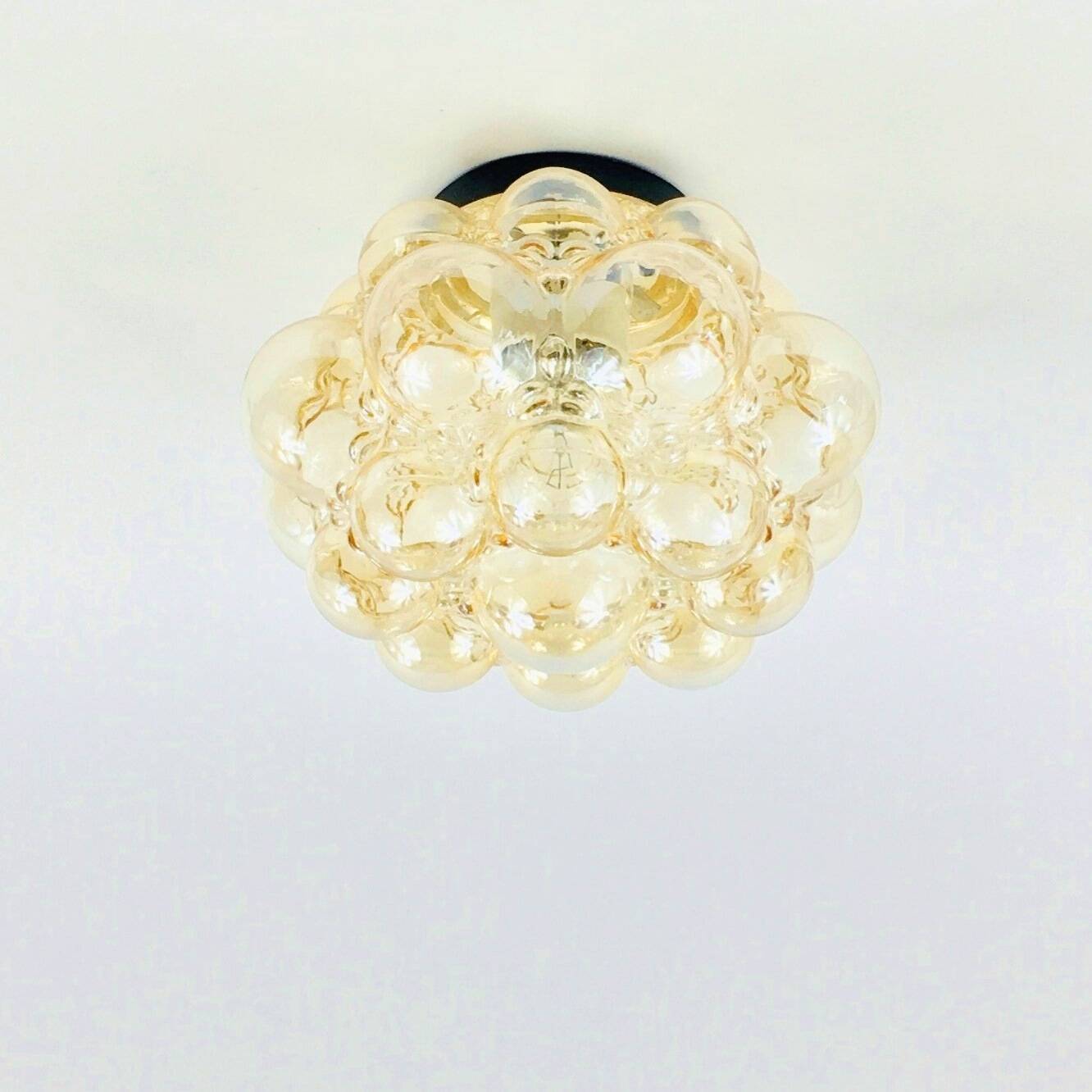 Mid-Century Bubble Glass Ceiling Light by Helena Tynell for Limburg, 1960s