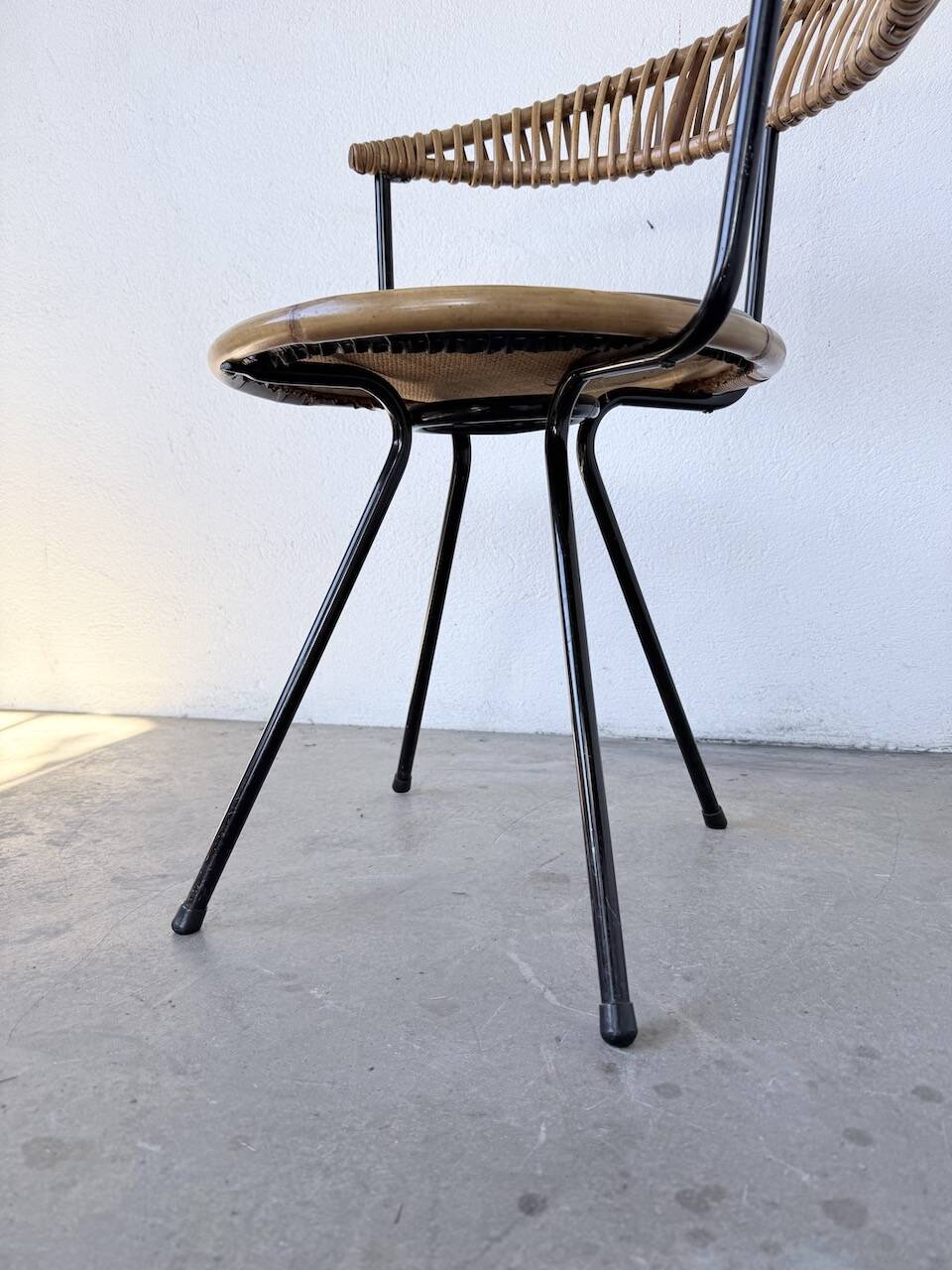 Rattan chair Dirk Van Sliedregt