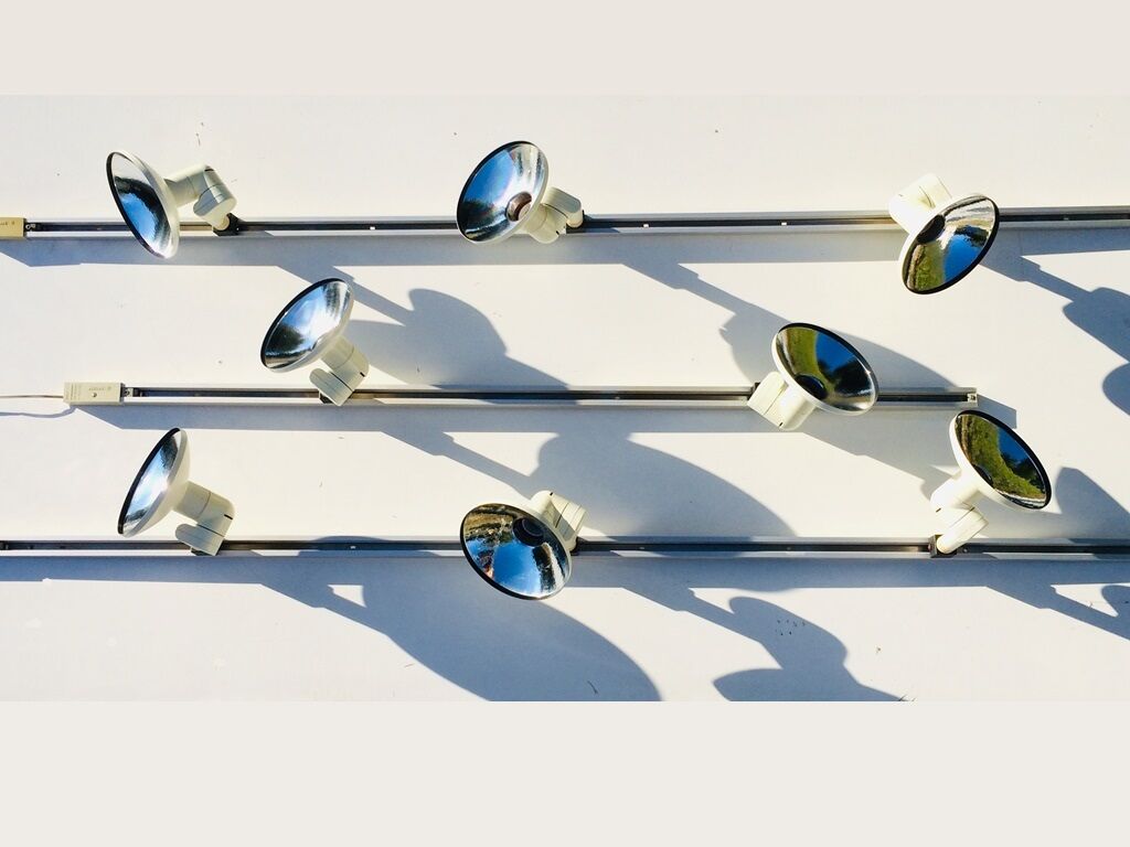 8 spots and 3 rails philips vintage 80s