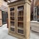 Showcase in oak from the late 19th century.