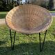Pair of wicker armchairs