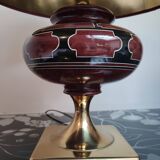 Lampe de table céramique Grèce antique art déco