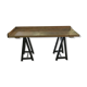Antique Hungarian Primitive Kitchen Butchers Block Work Bench, circa 1900s