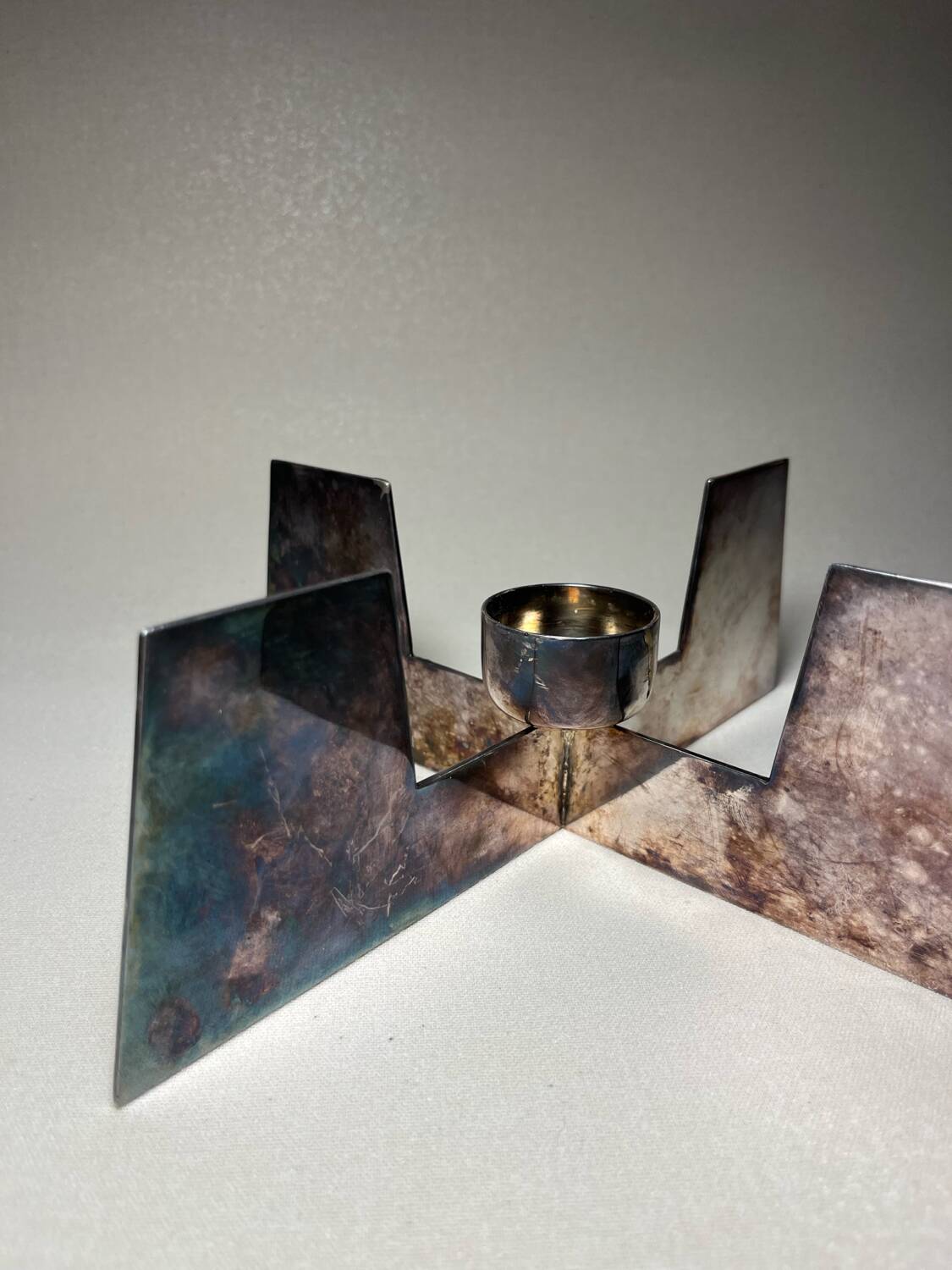 Modernist candle holder