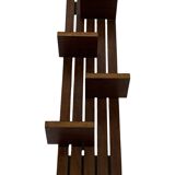 étagère murale vintage support à plantes, décoration bois de chêne