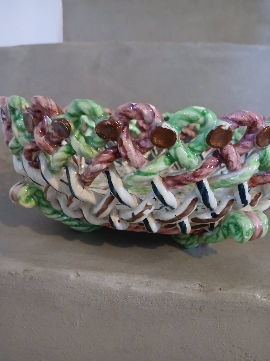 Vintage Spanish ceramic bowl