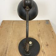 Lampe de table industrielle noire de Siemens, années 1930