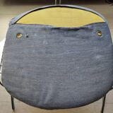 Beaubourg chairs in steel and fabrics by Michel Cadestin and Georges Laurent - 1976