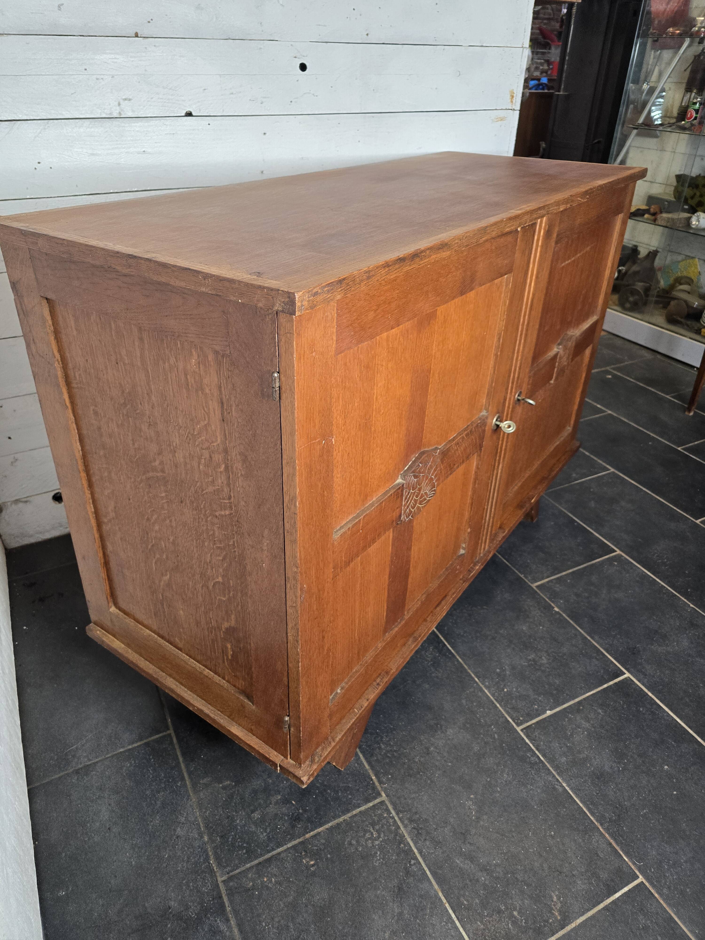 Vintage oak sideboard from the 60s