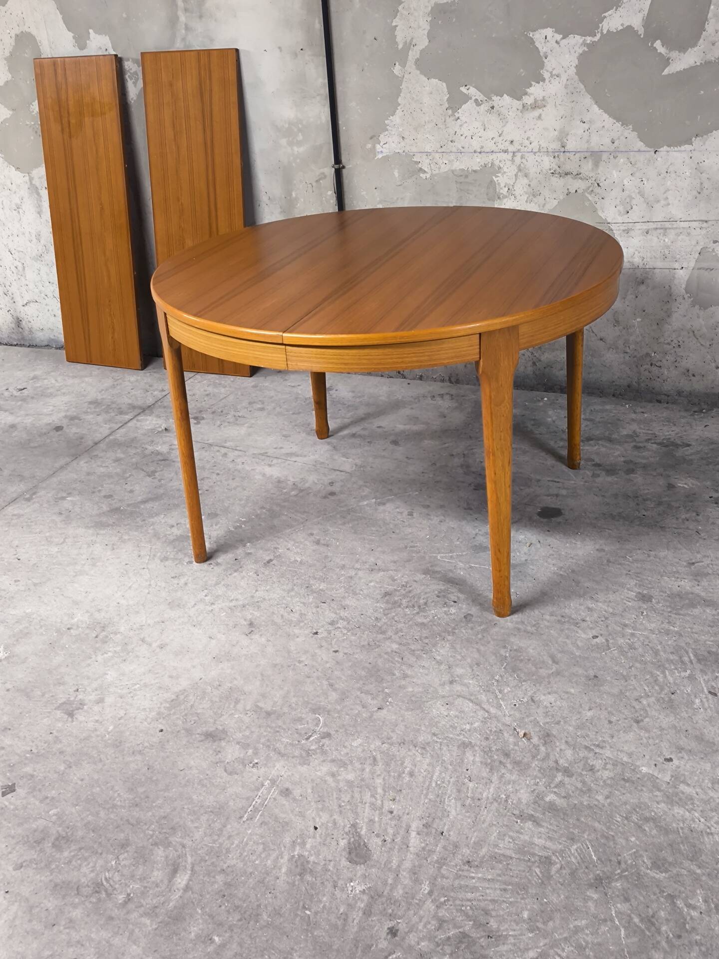 Vintage teak Scandinavian table from the 1960s.