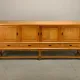 Henning Kjærnulf Mid-Century Brutalist large Sideboard in Oak, 1960s