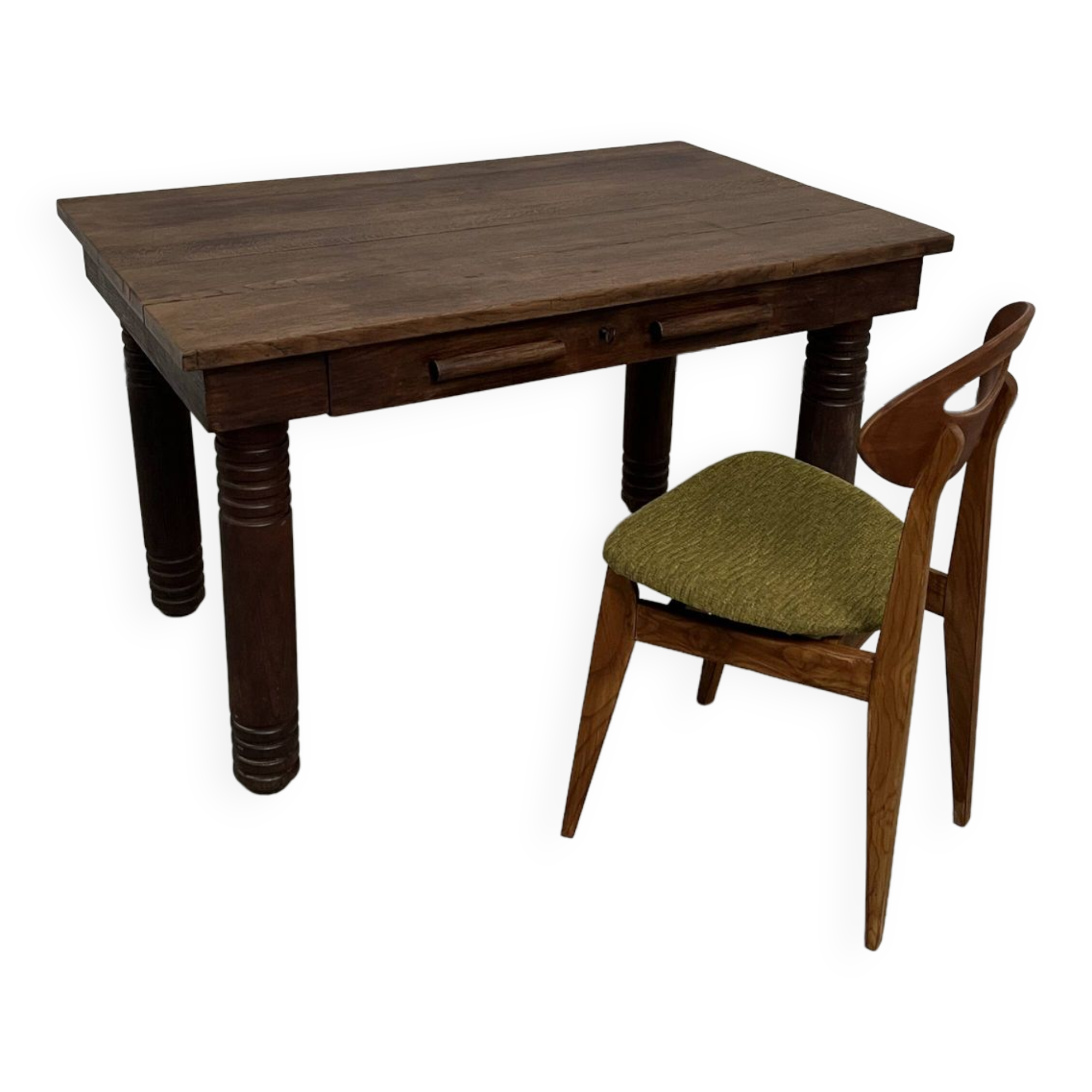 Duo de chaises Roger Landault pour Sentou