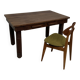 Duo de chaises Roger Landault pour Sentou