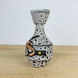 Vase signed Marius Bessone ceramic Vallauris