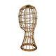 Rattan mannequin head 1960