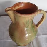 Painted sandstone pitcher