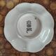 Ceramic dish from Gien Renaissance blue background D22 cm