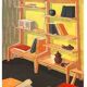 Art Deco shelf in the style of René-Jean Caillette