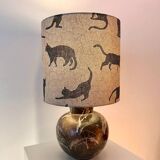 Lampe de table charmante pour les amoureux des chats - nouvellement assemblée