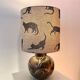 Charming table lamp for cat lovers - newly assembled