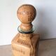 Whiskey decanter, covered with leather - Vintage