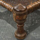 African Carved Wood & Rawhide Side Chair, 19th Century