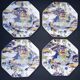 4 Antique Royal Winton Grimwades Plate Hand Painted