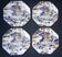4 Antique Royal Winton Grimwades Plate Hand Painted