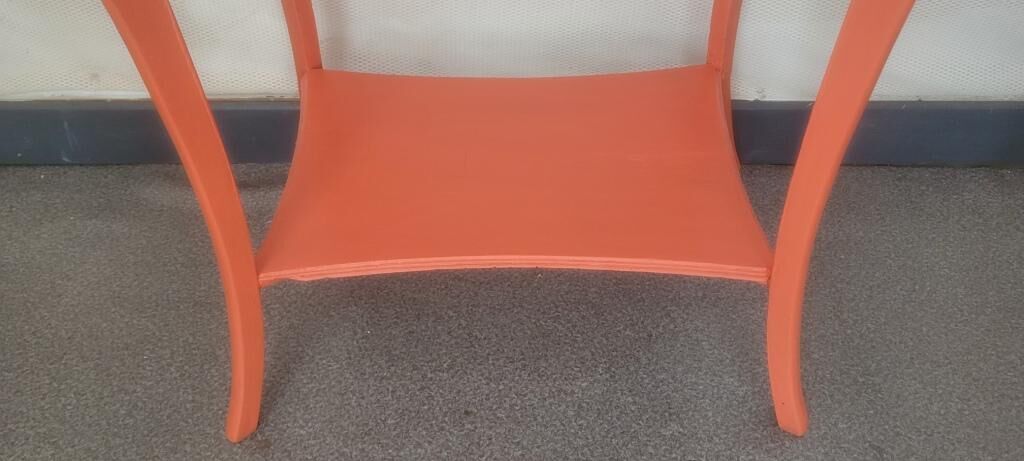 Orange art deco entrance furniture console