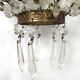 Small hot air balloon chandelier with grapevines