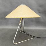 Helena Frantova Table Lamp 1960s Chrome Paper Shade