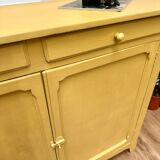 Honey yellow vintage Parisian sideboard