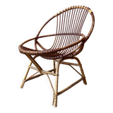 Rattan armchair