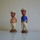 Couple de colons statuettes Africaines