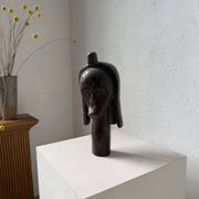 Tête de reliquaire africaine Fang