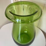 Large Ikea Green Glass Vase by Maria Vinka 1999