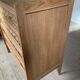 Commode vintage en chêne et rotin