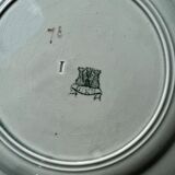 Assiette Gien décor floral