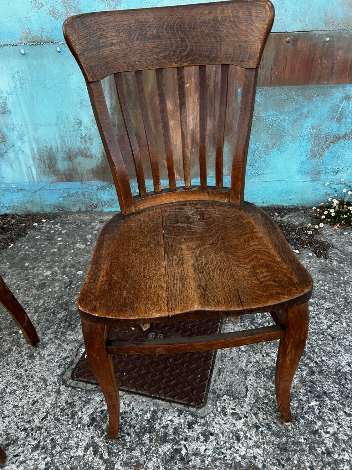 Maurice Lacour solid oak chair