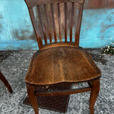 Maurice Lacour solid oak chair