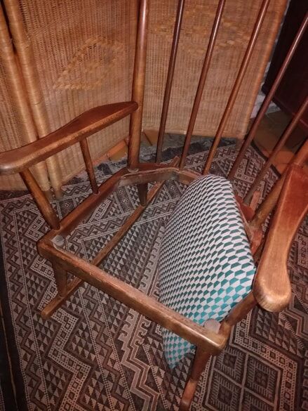 Rocking chair éventail Baumann