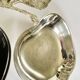 Vintage double apple metal silver-plated pocket tray – 1970s