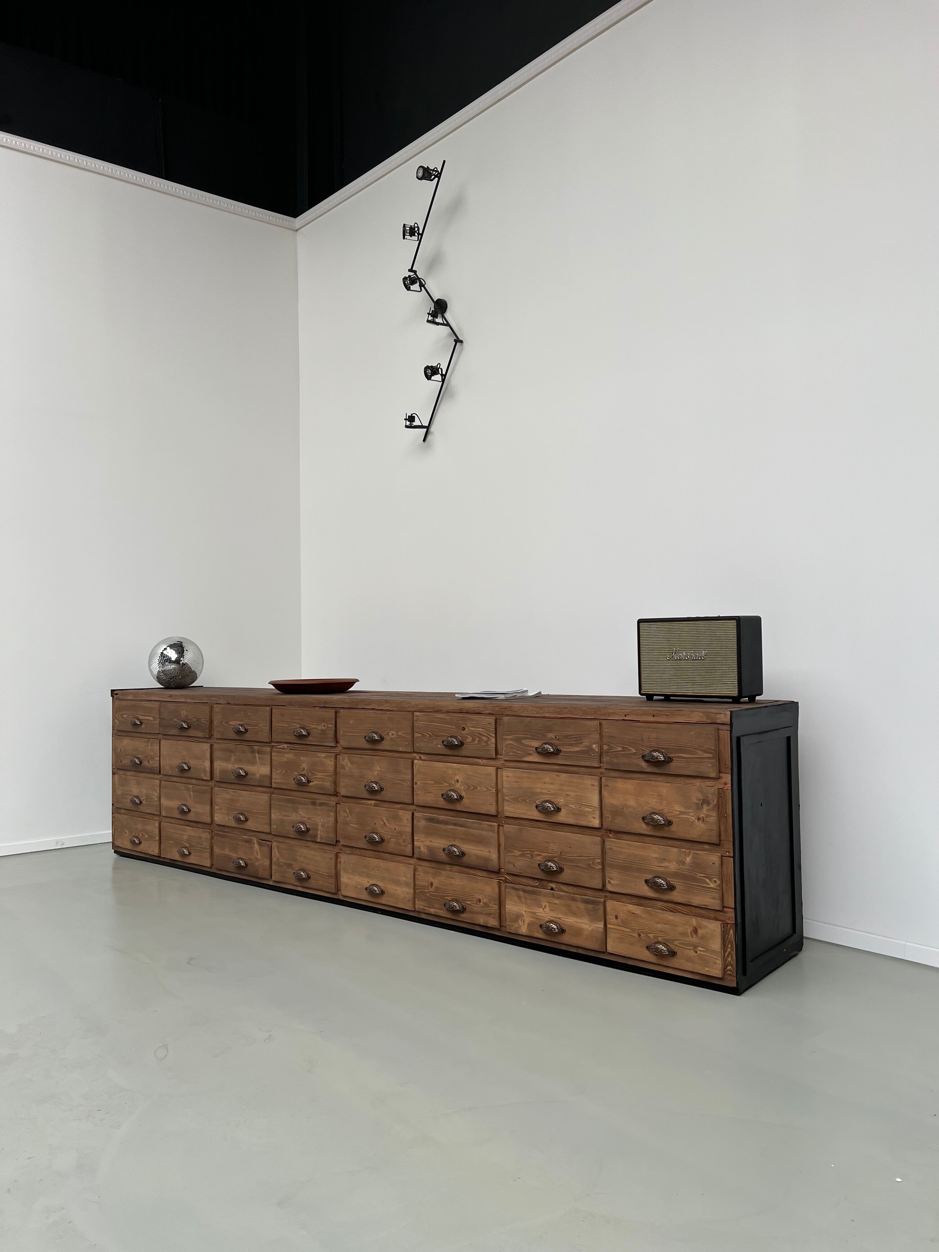 Very large craft furniture with 32 drawers