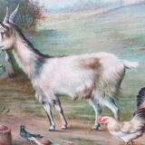 Tableau animalier à l'huile