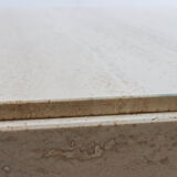 Travertine coffee table