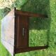 Solid wooden farm table mid-20th century