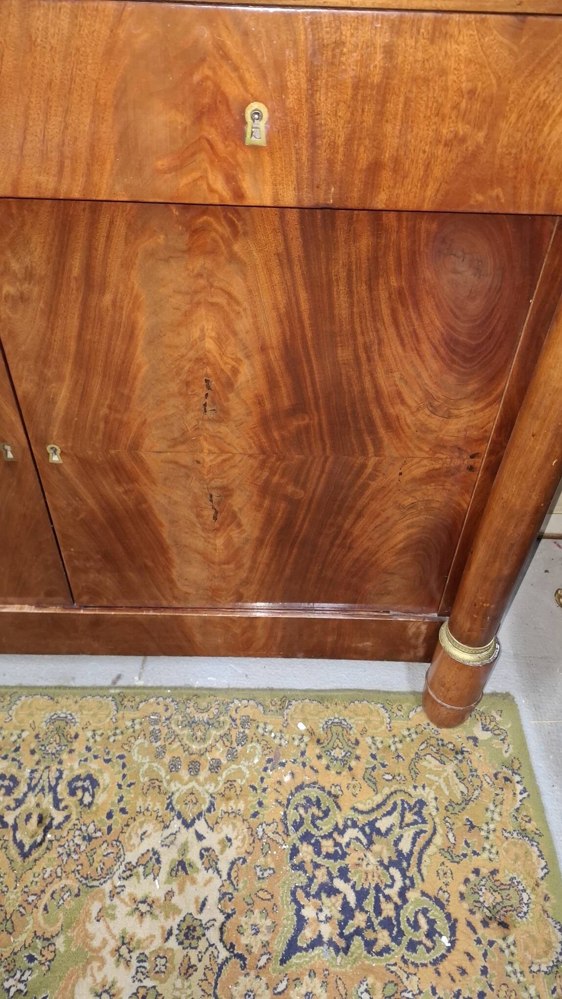 Buffet empire en acajou